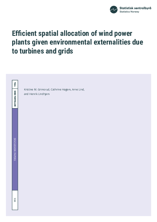 (PDF) Efficient spatial allocation of wind power plants given ...