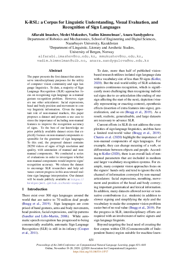 (PDF) A Dataset for Linguistic Understanding, Visual Evaluation, and ...