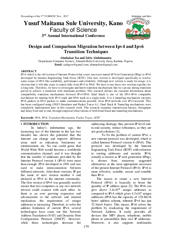 Pdf Design And Comparison Migration Between Ipv4 And Ipv6 Transition Pdf Design And Comparison Migration Between Ipv4 And Ipv6 Transition