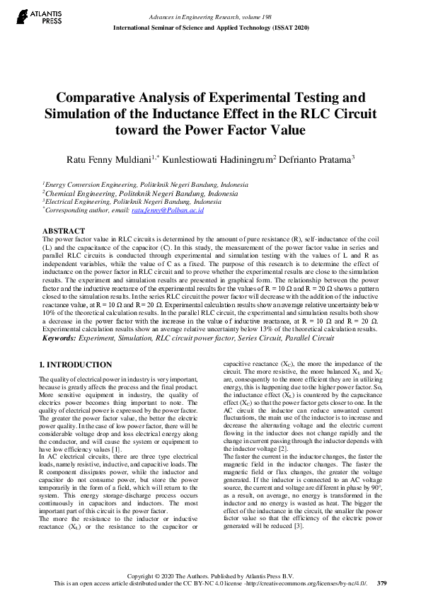 (PDF) Comparative Analysis of Experimental Testing and Simulation of ...