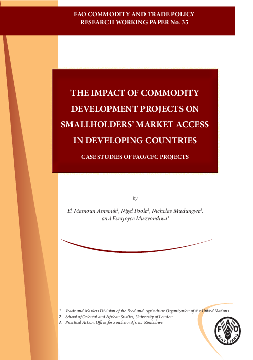 (PDF) The Impact of Commodity Development Projects on Smallholders ...