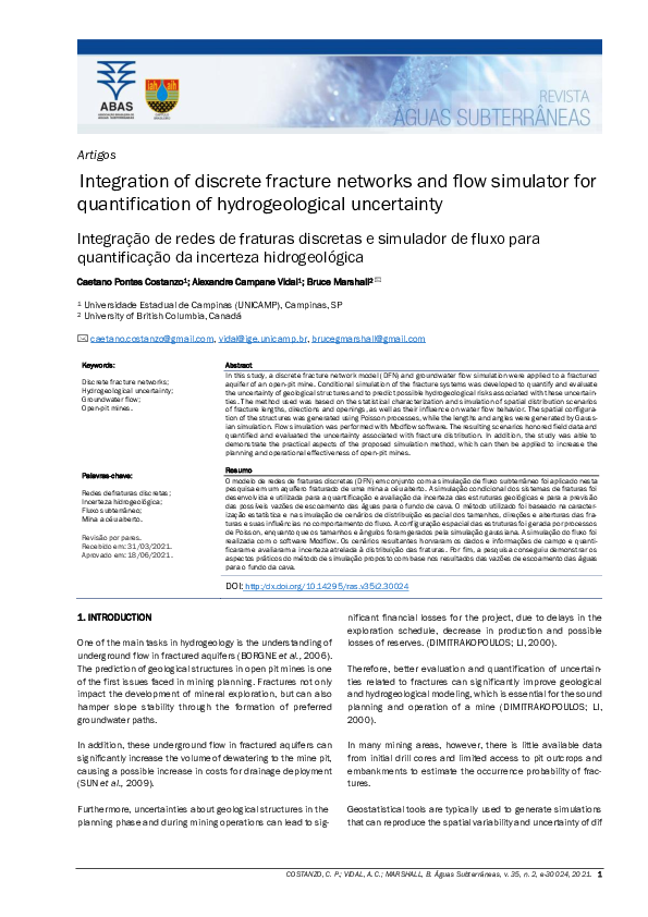 (PDF) Integration of discrete fracture networks and flow simulator for ...