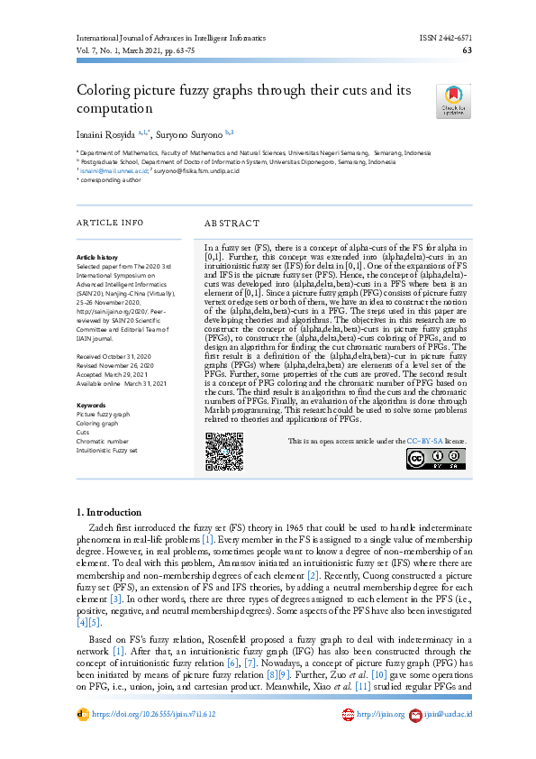 (PDF) Coloring picture fuzzy graphs through their cuts and its computation