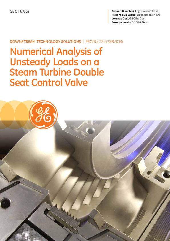 (PDF) Numerical Analysis of the Unsteady Loads on a Steam Turbine ...