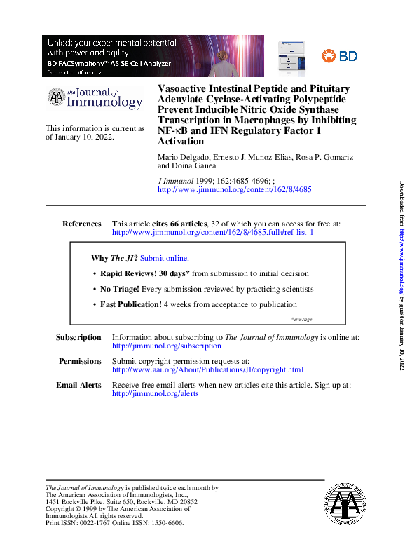 (PDF) Prevent Inducible Nitric Oxide Synthase Transcription in ...