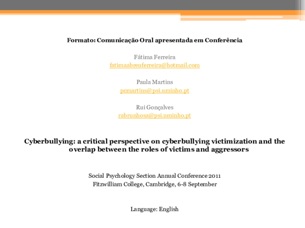 (PDF) Cyberbullying: a critical perspective on cyberbullying ...