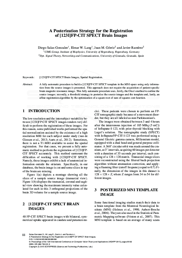 (PDF) A Posterization Strategy for the Registration of [123I]FP-CIT ...