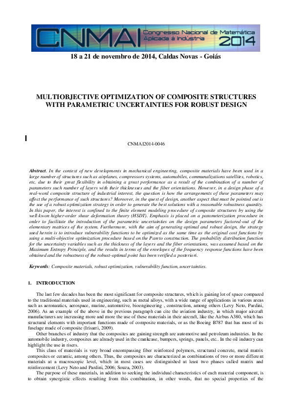 (PDF) Multiobjective Optimization of Composite Structures with ...