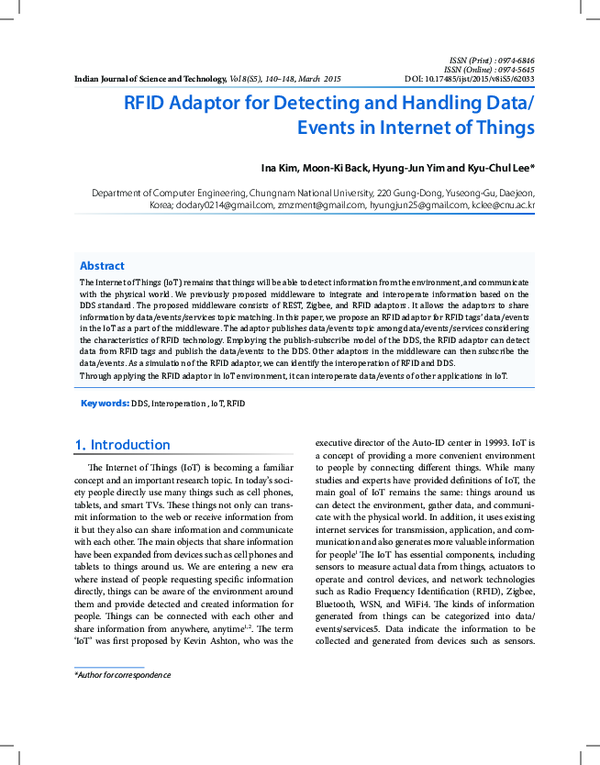 (PDF) RFID Adaptor for Detecting and Handling Data/Events in Internet ...