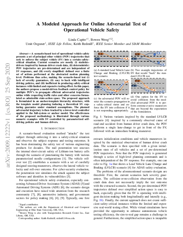 (PDF) A Modeled Approach for Online Adversarial Test of Operational ...