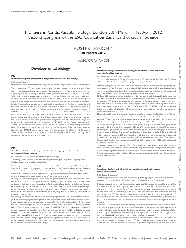 (PDF) Poster session 1