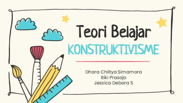  PDF PPT TEORI BELAJAR KONSTRUKTIVISME Dhara Chiltya Simamora 