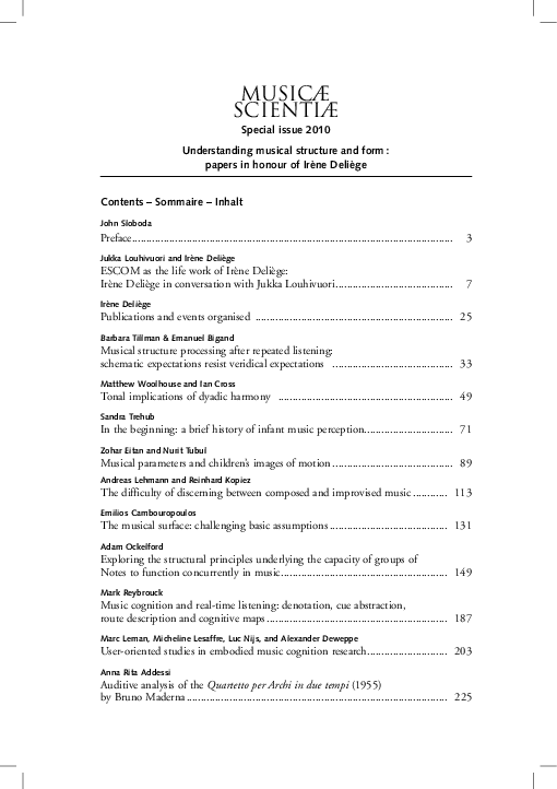 (PDF) Understanding musical structure and form : papers in honour of