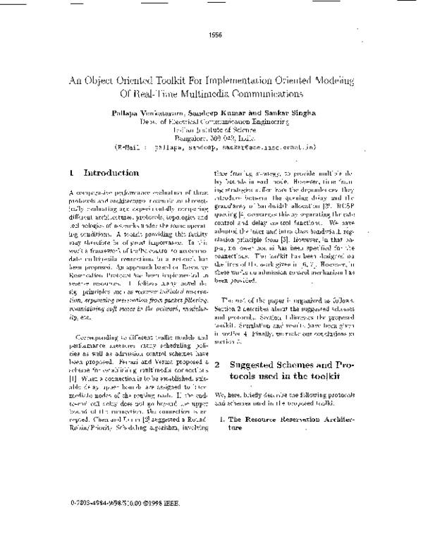 (PDF) An object oriented toolkit for implementation oriented modeling ...