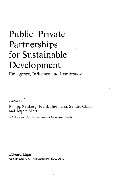 (PDF) Public-Private Partnerships for Sustainable Development ...