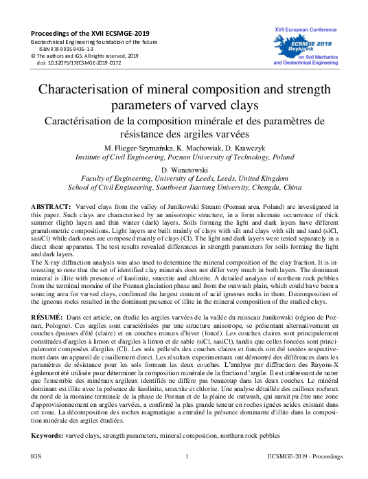 (PDF) Characterisation of mineral composition and strength parameters ...