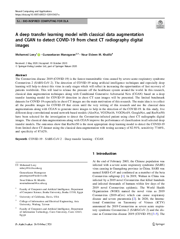 (PDF) A deep transfer learning model with classical data augmentation ...