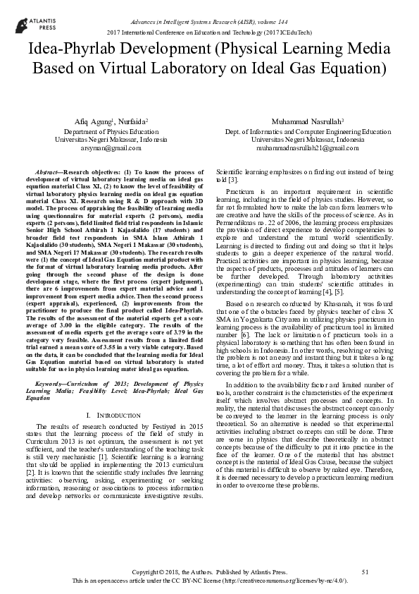 (PDF) Idea-Phyrlab Development (Physical Learning Media Based on ...