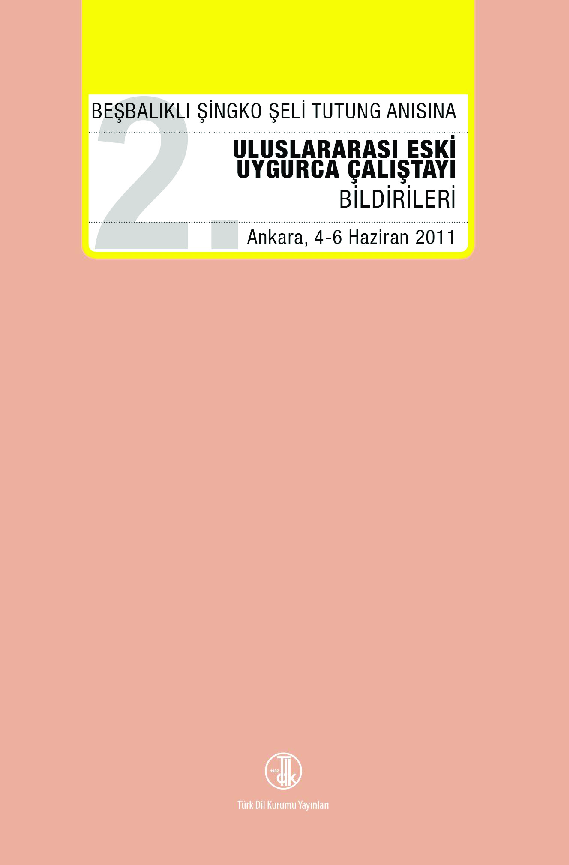 PDF) Old Uyghur preserved in modern Uyghur