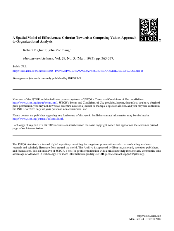 (PDF) A spatial model of effectiveness criteria: Towards a competing ...