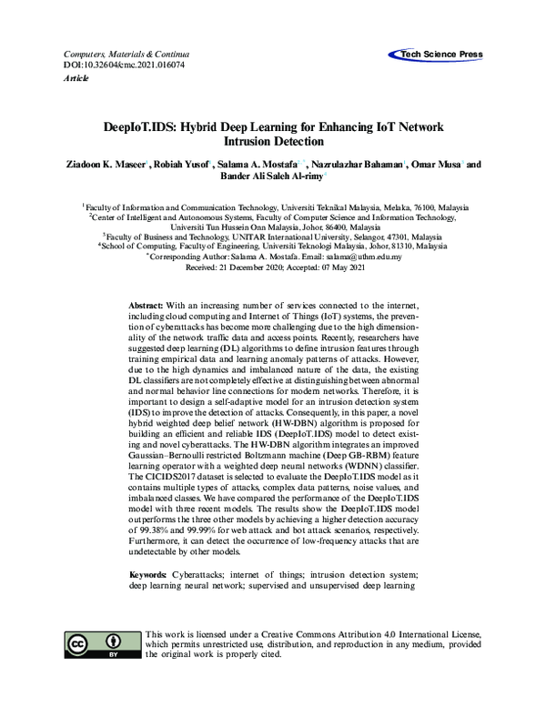 (PDF) DeepIoT.IDS: Hybrid Deep Learning for Enhancing IoT Network ...