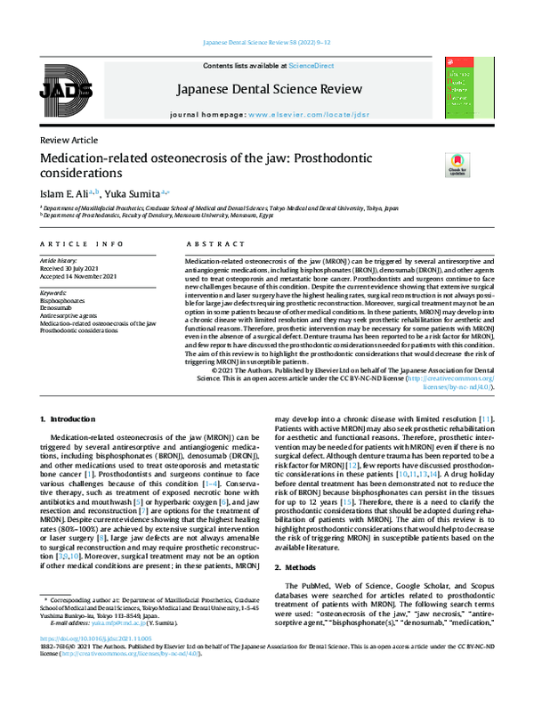 (PDF) Japanese Dental Science Review Islam Harb Academia.edu