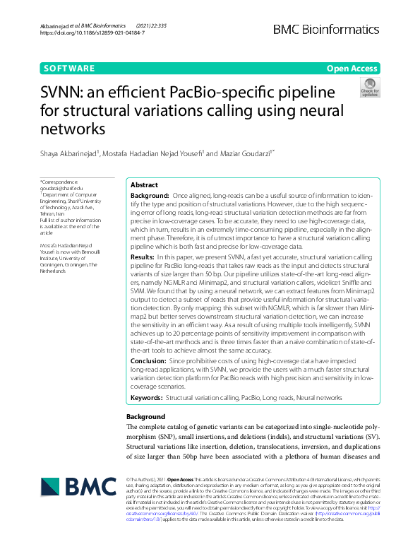 (PDF) SVNN: an efficient PacBio-specific pipeline for structural ...