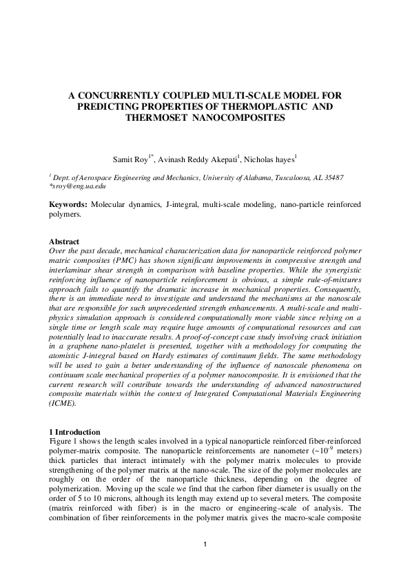 (PDF) A Concurrently Coupled Multi-Scale Model for Predicting ...