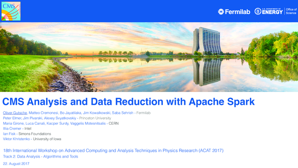 (PDF) CMS Analysis and Data Reduction with Apache Spark