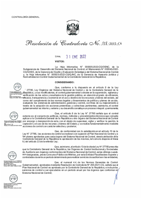 Plan Nacional de Control