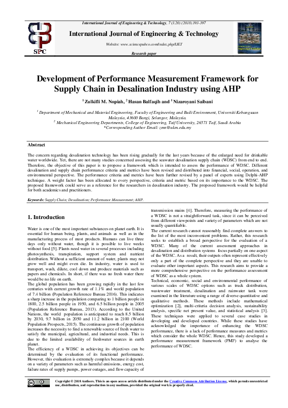 (PDF) Development of a Performance Measurement Framework on Bus ...