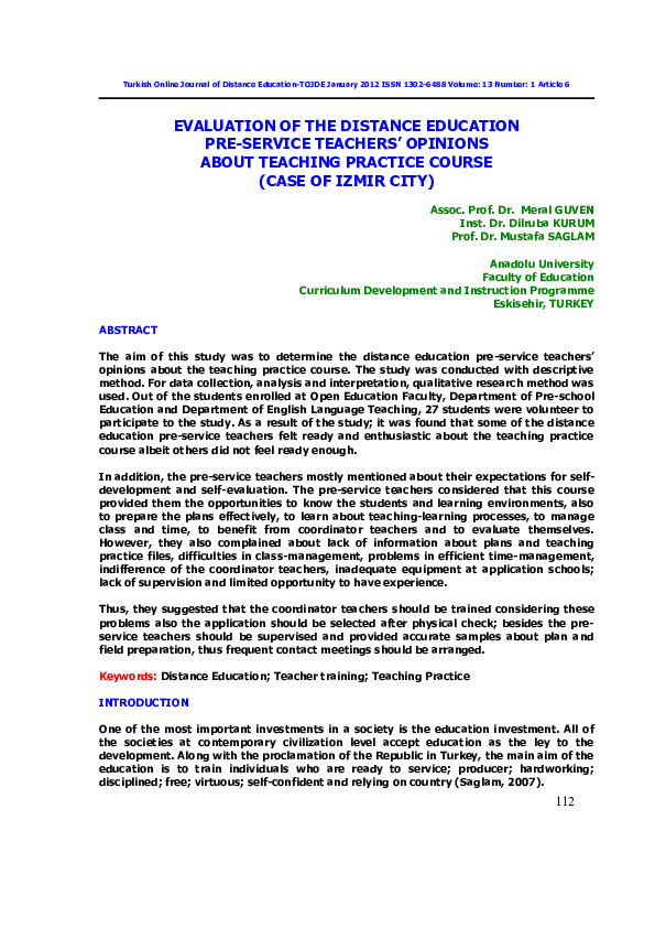 (PDF) Curriculum Development and Instruction Programme