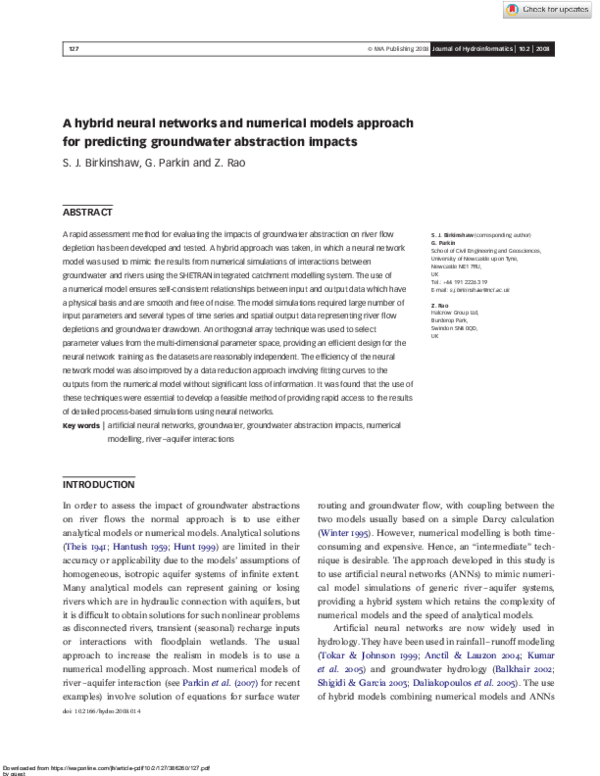 (PDF) A hybrid neural networks and numerical models approach for ...