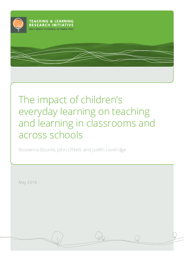 (PDF) The Impact of Children's Everyday Learning on Teaching and ...