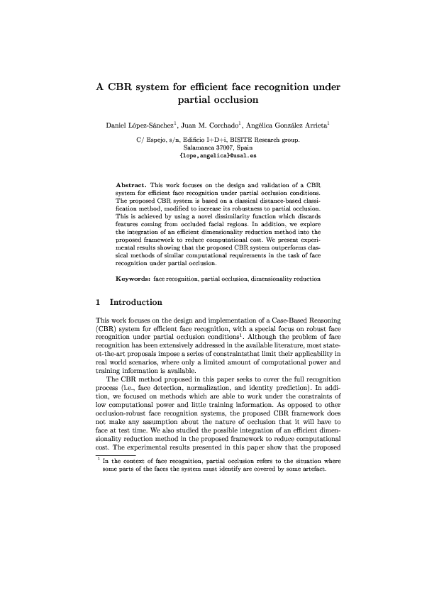(PDF) A CBR System for Efficient Face Recognition Under Partial Occlusion