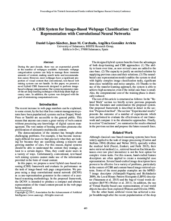 (PDF) A CBR System for Image-Based Webpage Classification: Case ...