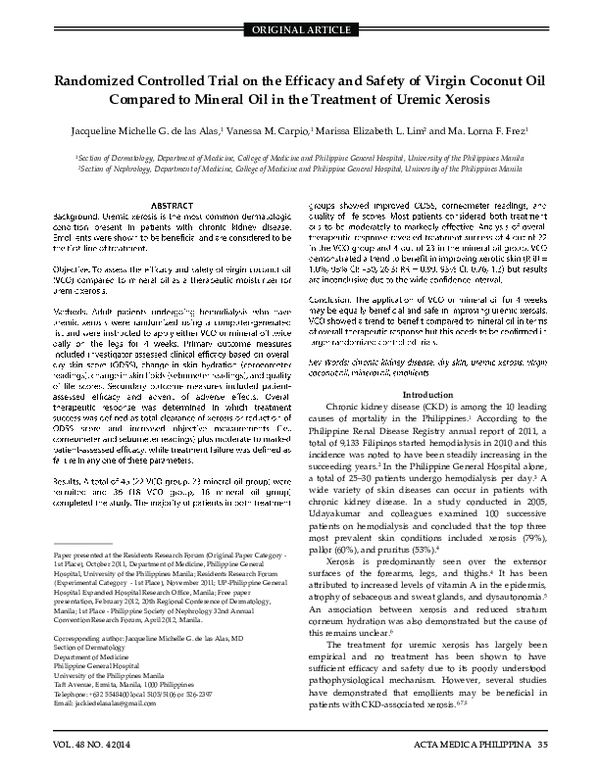 (PDF) Randomized Controlled Trial on the Efficacy and Safety of Virgin