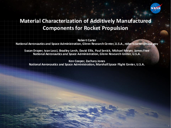 (PDF) Materials Characterization of Additively Manufactured Components ...