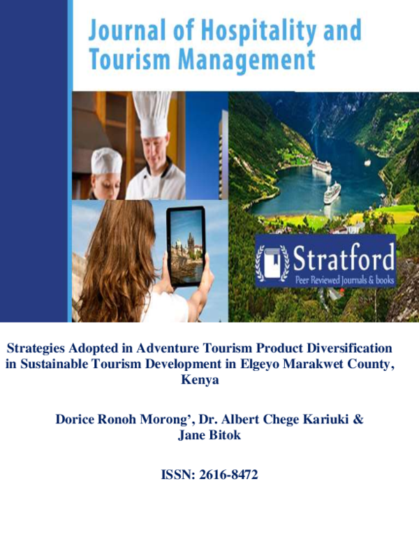 (PDF) Strategies Adopted in Adventure Tourism Product Diversification ...
