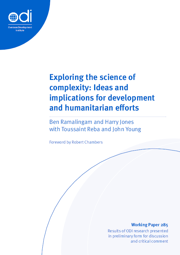 (PDF) Exploring the science of complexity: Ideas and implications for ...