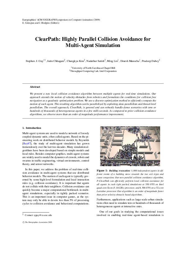 (PDF) ClearPath: Highly Parallel Collision Avoidance for Multi-Agent ...