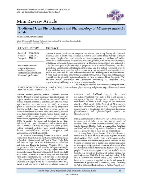 (PDF) Mini Review Article