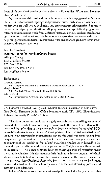 (PDF) The hundred thousand fools of God: musical travels in Central ...