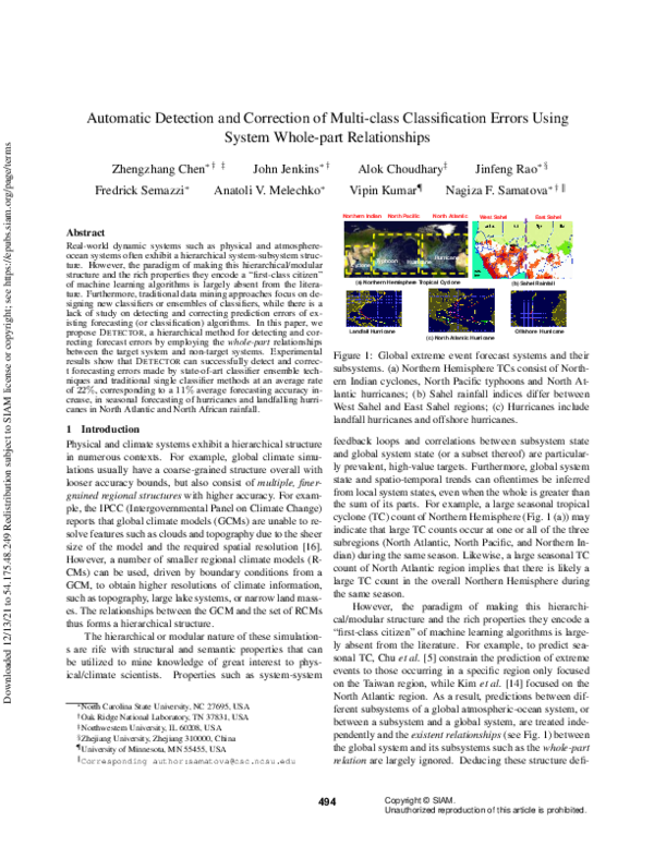 (PDF) Automatic Detection and Correction of Multi-class Classification ...