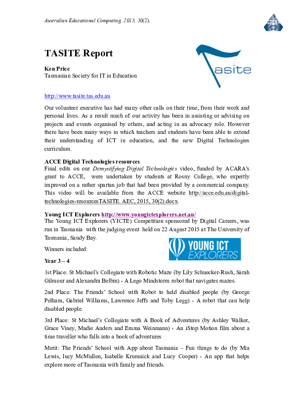 (PDF) TASITE Report
