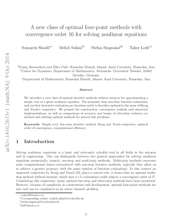(PDF) A new class of optimal four-point