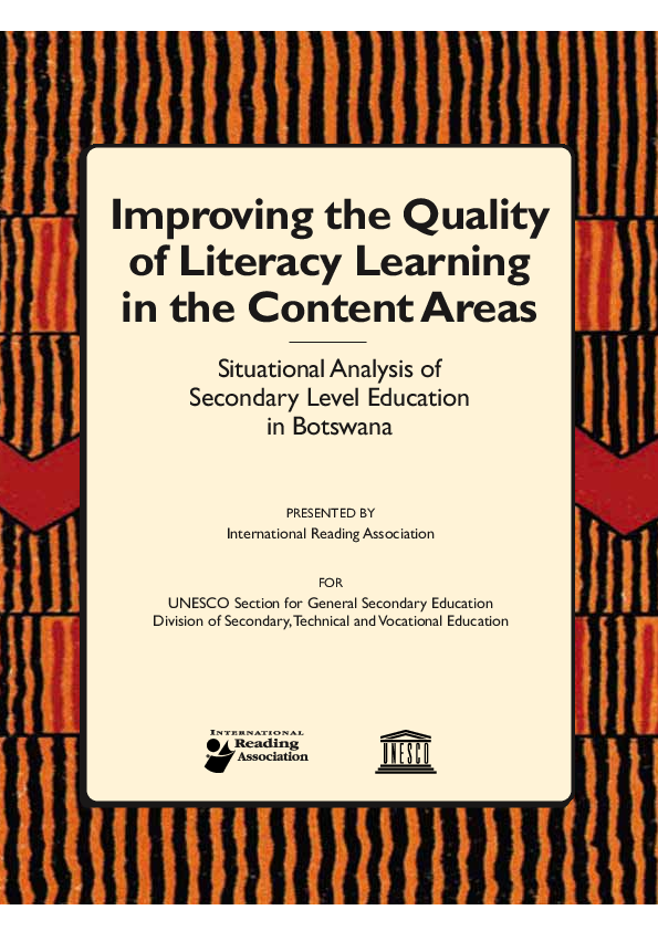 (PDF) Improving the Quality of Literacy Learning in the Content Areas ...