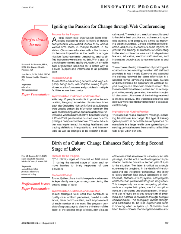 PDF) Transformational Journey of a Care Delivery Model: Implementation of  Evidence‐Based Practice to Increase Breastfeeding Exclusivity | karen  hylton-mcguire - Academia.edu