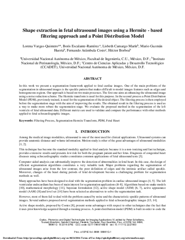 (PDF) Shape extraction in fetal ultrasound images using a Hermite-based ...