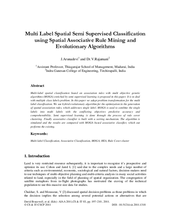 (PDF) Multi Label Spatial Semi Supervised Classification using Spatial ...